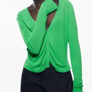 NWT Zara Button Down Cardigan